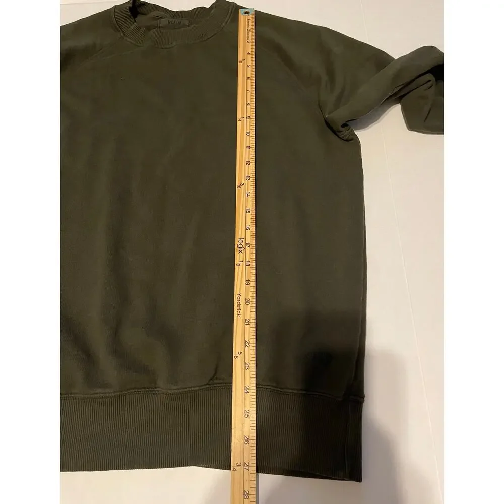Realm & Empire Sweater Men's‎ Large All Green